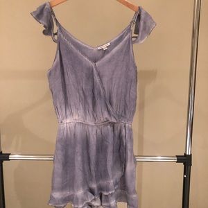 American eagle denim color skort romper